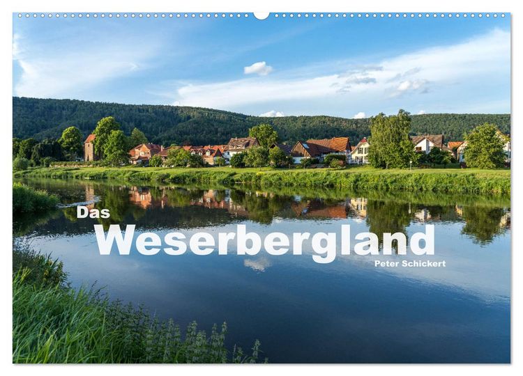 Produktbild: Das Weserbergland (Wandkalender 2026 DIN A2 quer), CALVENDO Monatskalender