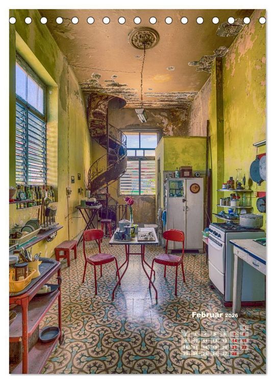 Produktbild: Lost Places - morbide Sch&ouml;nheiten (Tischkalender 2026 DIN A5 hoch), CALVENDO Monatskalender