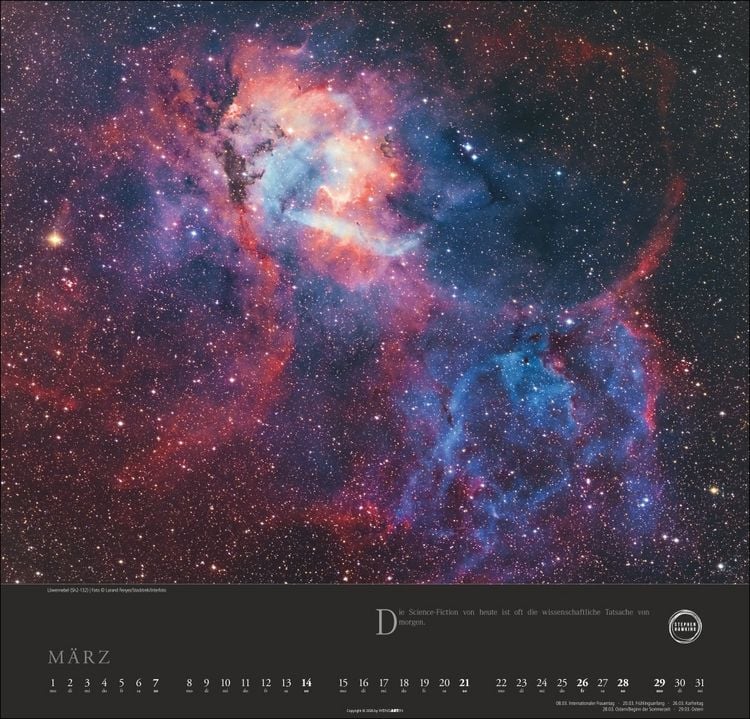 Produktbild: Stephen Hawking Kalender 2027 - Mein Universum