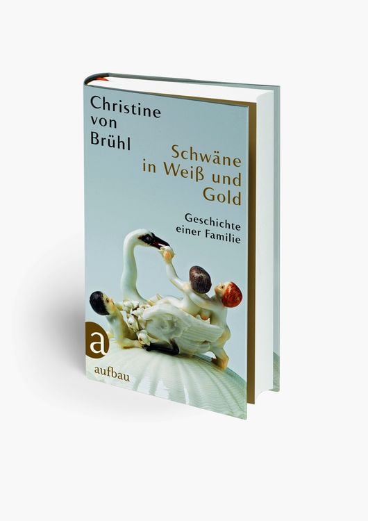 Produktbild: Schw&auml;ne in Wei&szlig; und Gold