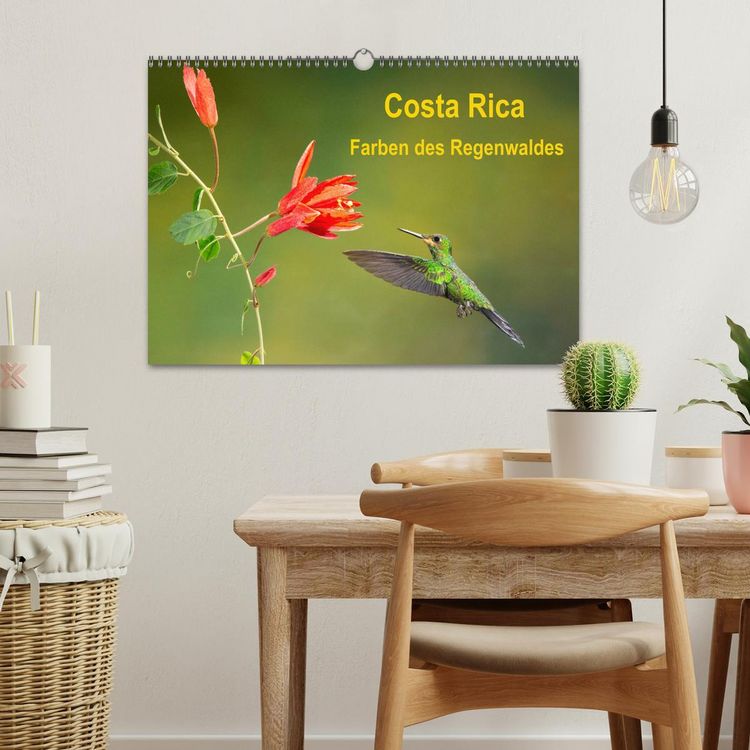 Produktbild: Costa Rica - Farben des Regenwaldes (Wandkalender 2026 DIN A3 quer), CALVENDO Monatskalender