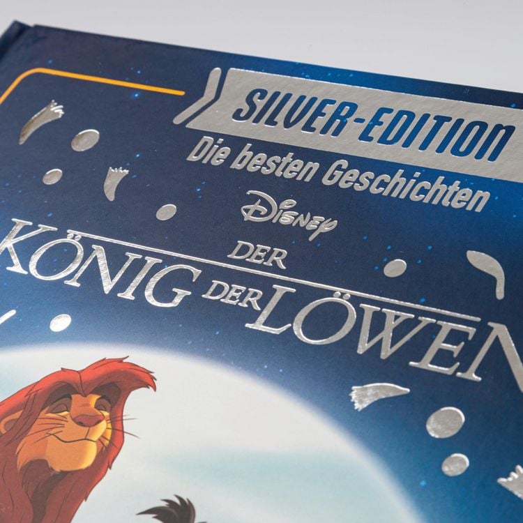 Produktbild: Disney Silver-Edition: Das gro&szlig;e Buch mit den besten Geschichten - K&ouml;nig der L&ouml;wen