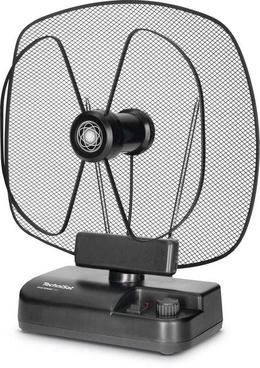 Produktbild: TechniSat Digitenne TT2 Aktive DVB-T/T2-Rundstrahlantenne Innenbereich, station&auml;r, Steckdose Verst&auml;rkung: 30 dB Schwarz