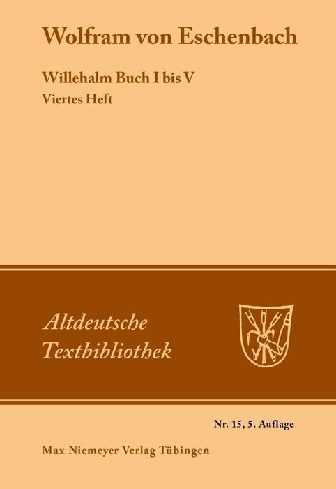 Produktbild: Willehalm Buch I bis V