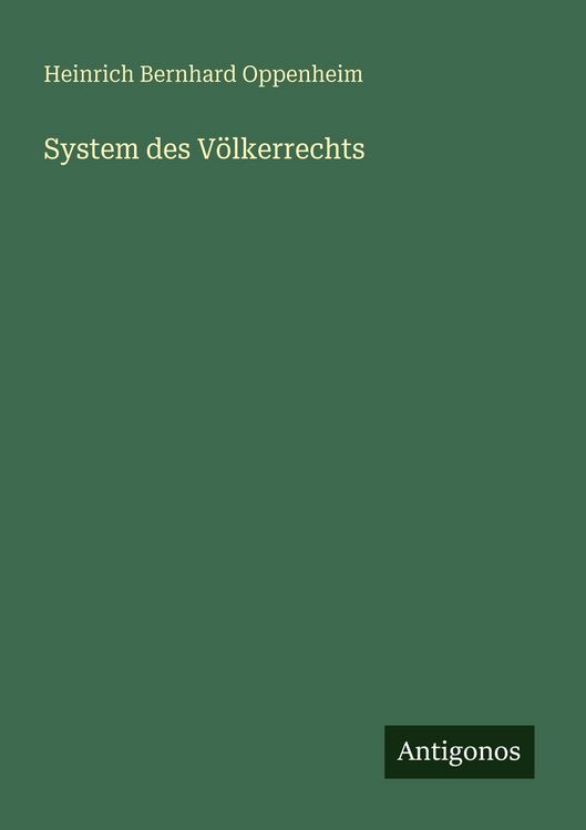 Produktbild: System des V&ouml;lkerrechts