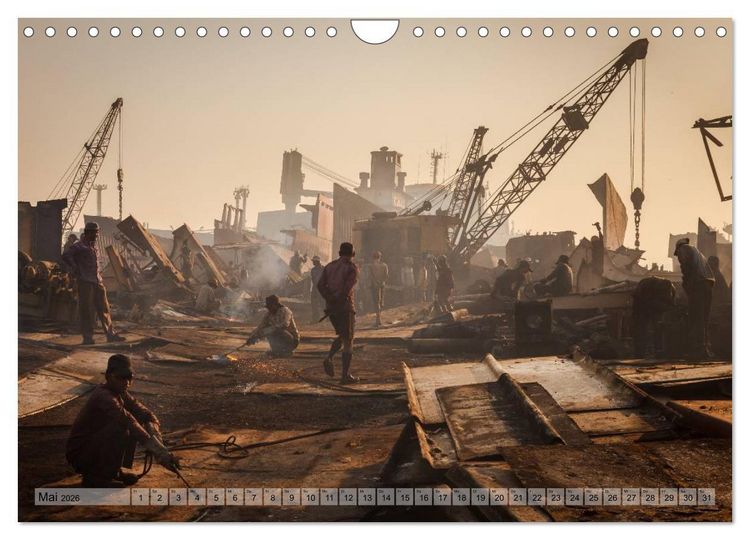 Produktbild: Alltag in Indien (Wandkalender 2026 DIN A4 quer), CALVENDO Monatskalender