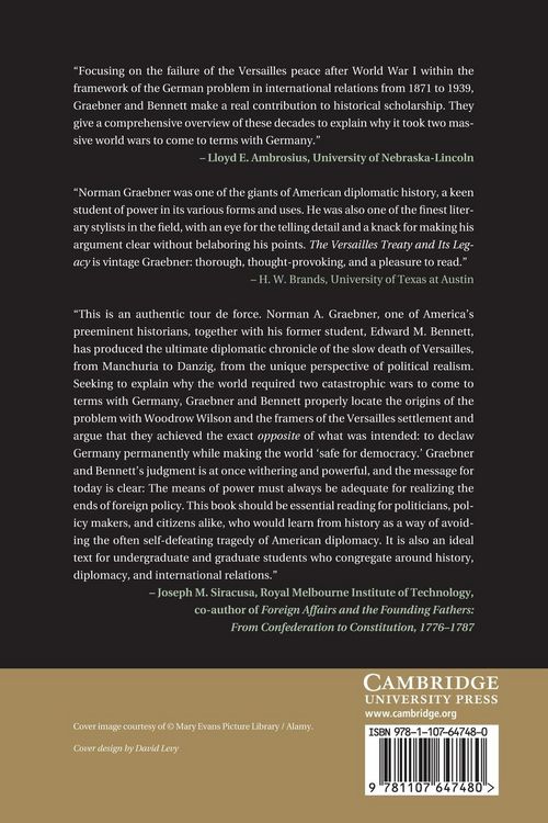 Produktbild: The Versailles Treaty and Its Legacy