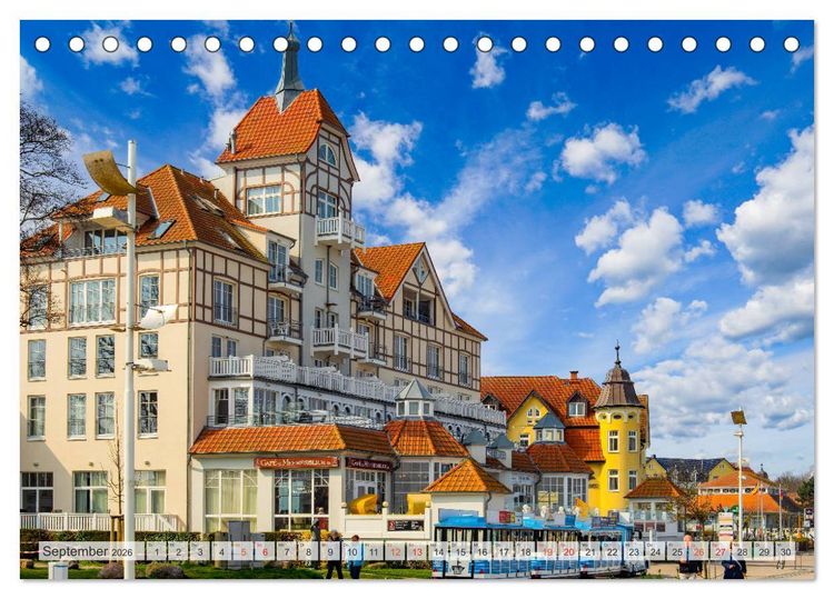 Produktbild: K&uuml;hlungsborn Impressionen (Tischkalender 2026 DIN A5 quer), CALVENDO Monatskalender