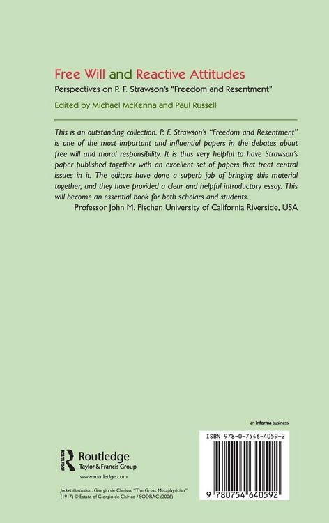Produktbild: Free Will and Reactive Attitudes