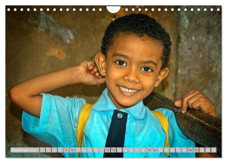 Produktbild: Kinderaugen aus Afrika (Wandkalender 2026 DIN A4 quer), CALVENDO Monatskalender