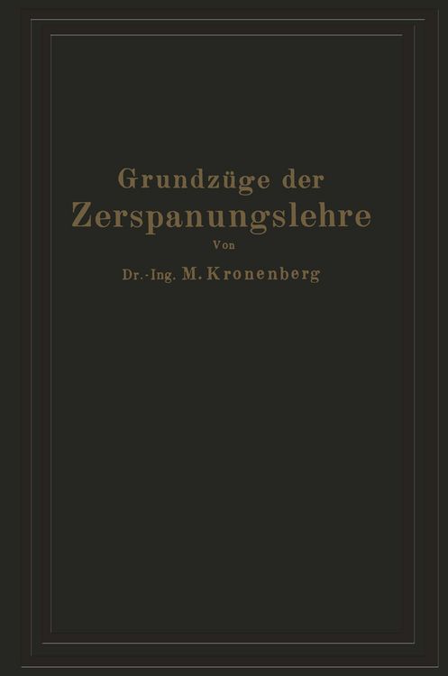 Produktbild: Grundz&uuml;ge der Zerspanungslehre