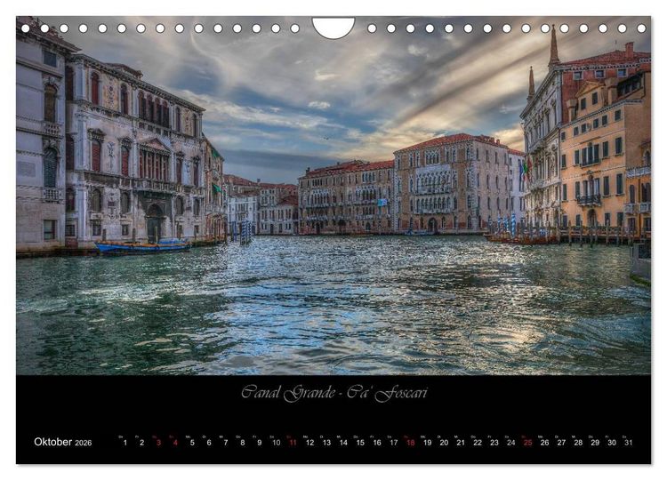 Produktbild: Venedig &ndash; La Serenissima (Wandkalender 2026 DIN A4 quer), CALVENDO Monatskalender