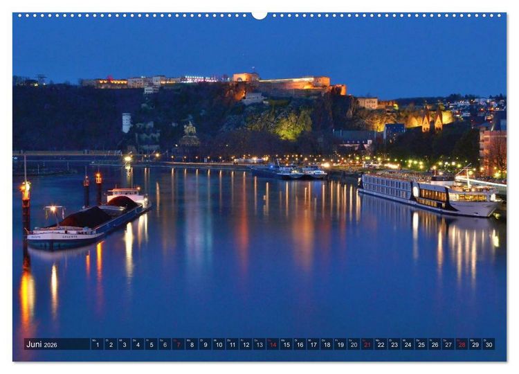 Produktbild: Koblenz Die Stadt am Deutschen Eck (Wandkalender 2026 DIN A2 quer), CALVENDO Monatskalender