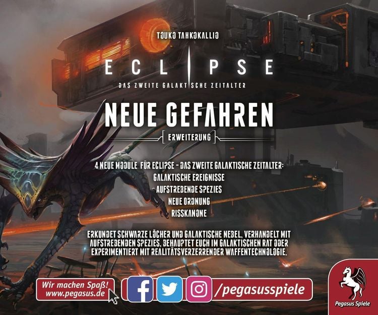 Produktbild: Pegasus 51849G - Eclipse: Neue Gefahren - Erweiterung