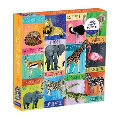 Produktbild: Painted Safari 500 Piece Family Puzzle