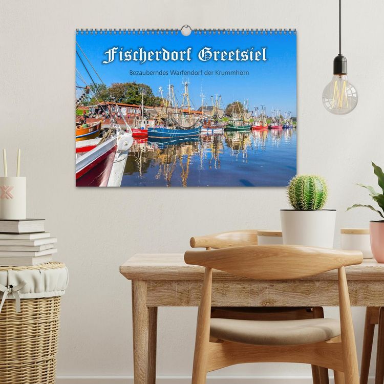 Produktbild: Fischerdorf Greetsiel (Wandkalender 2026 DIN A3 quer), CALVENDO Monatskalender