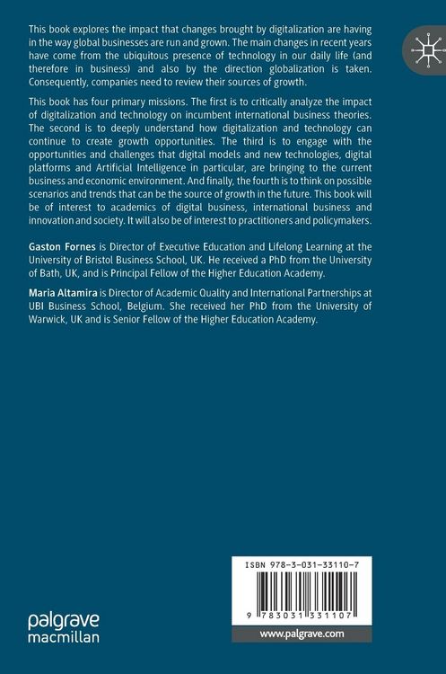 Produktbild: Digitalization, Technology and Global Business