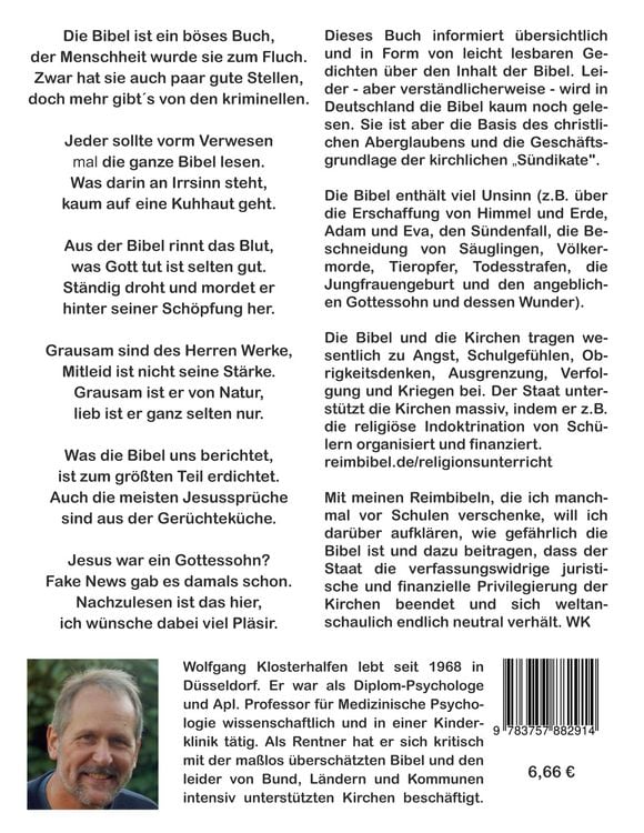Produktbild: Das Beste aus Klosterhalfens kleiner Reimbibel