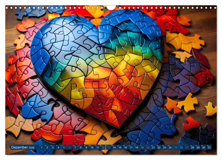 Produktbild: Faszination PUZZLE (Wandkalender 2026 DIN A3 quer), CALVENDO Monatskalender