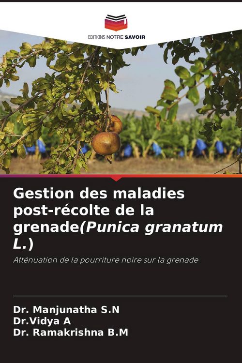 Produktbild: Gestion des maladies post-r&eacute;colte de la grenade(Punica granatum L.)