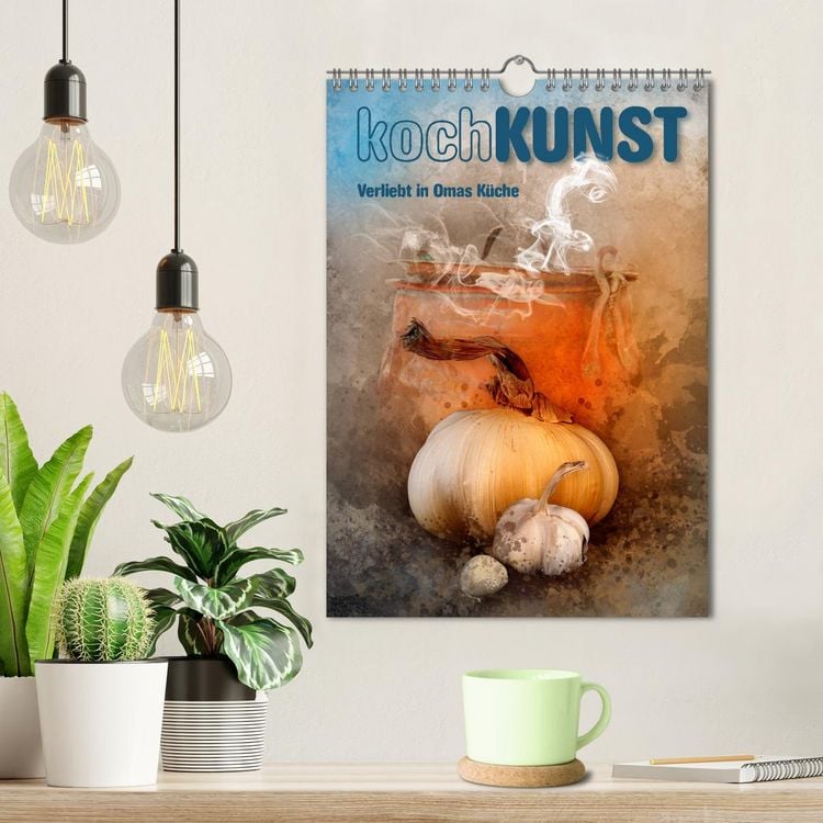 Produktbild: kochKUNST Verliebt in Omas K&uuml;che (Wandkalender 2026 DIN A4 hoch), CALVENDO Monatskalender
