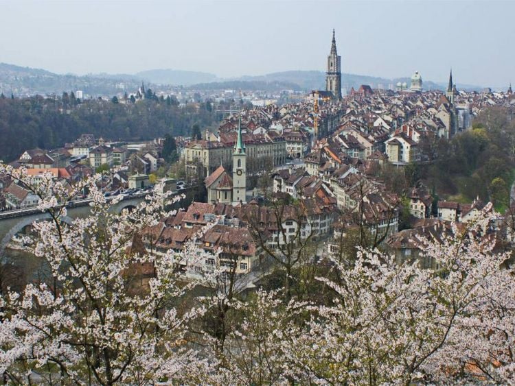 Produktbild: CALVENDO Puzzle Berner Altstadt vom Rosengarten aus | 1000 Teile Lege-Gr&ouml;&szlig;e 64x48cm Foto-Puzzle f&uuml;r gl&uuml;ckliche Stunden