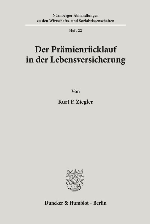 Produktbild: Der Prämienrücklauf in der Lebensversicherung.