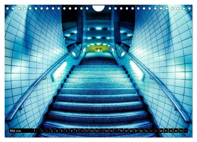 Produktbild: Frankfurt - mit der U-Bahn erfahren (Wandkalender 2026 DIN A4 quer), CALVENDO Monatskalender