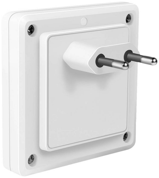 Produktbild: LogiLink LED013 LED013 LED-Nachtlicht mit D&auml;mmerungssensor Quadratisch LED Warmwei&szlig; Wei&szlig;