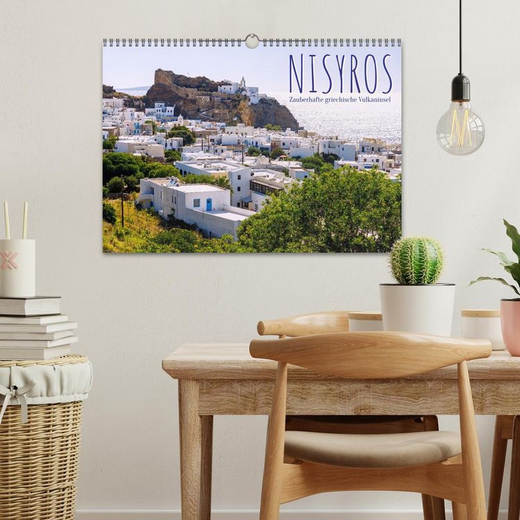 Produktbild: Nisyros. Zauberhafte griechische Vulkaninsel (Wandkalender 2026 DIN A3 quer), CALVENDO Monatskalender