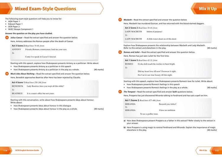 Produktbild: GCSE 9-1 English Language and English Literature All-in-One Revision and Practice