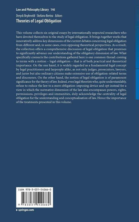 Produktbild: Theories of Legal Obligation