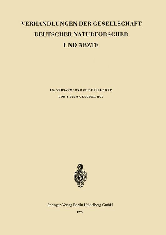 Produktbild: Verhandlungen der Gesellschaft Deutscher Naturforscher und &Auml;rzte