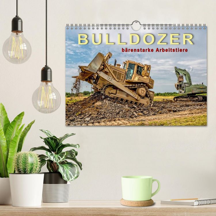Produktbild: Bulldozer - b&auml;renstarke Arbeitstiere (Wandkalender 2026 DIN A4 quer), CALVENDO Monatskalender