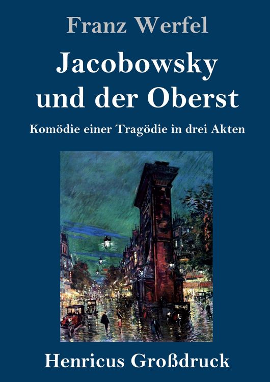 Produktbild: Jacobowsky und der Oberst (Gro&szlig;druck)
