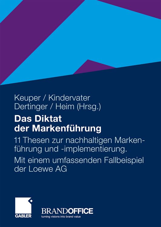 Produktbild: Das Diktat der Markenf&uuml;hrung
