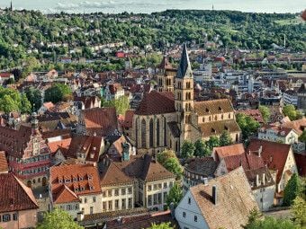 Produktbild: CALVENDO Puzzle Altstadt Esslingen am Neckar | 1000 Teile Lege-Gr&ouml;&szlig;e 64 &times; 48 cm Foto-Puzzle f&uuml;r gl&uuml;ckliche Stunden