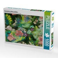 Produktbild: CALVENDO Puzzle Sonnenlicht in Blatt und Bl&uuml;te - | 1000 Teile Lege-Gr&ouml;&szlig;e 64x48cm Foto-Puzzle f&uuml;r gl&uuml;ckliche Stunden