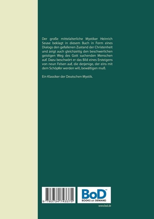 Produktbild: Das B&uuml;chlein von den neun Felsen - Ein mystisches Seelenbild der Christenheit