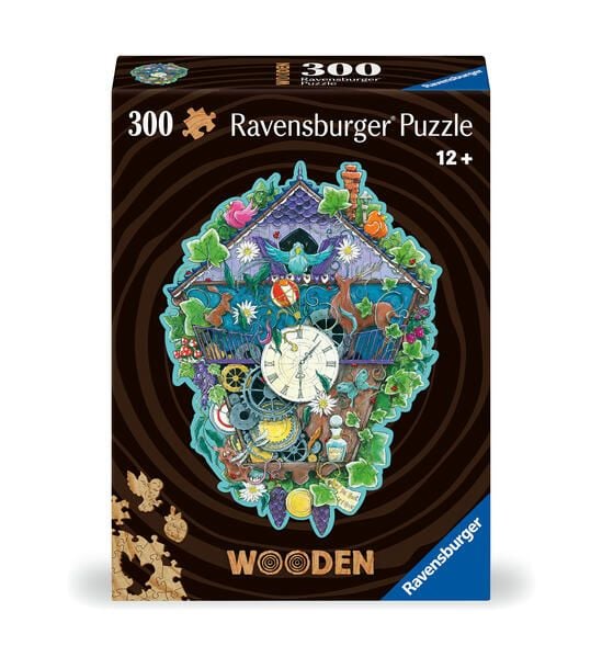 Produktbild: Wooden Puzzle 300 Teile - Kuckucksuhr