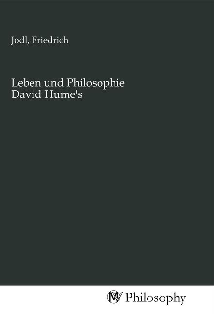 Produktbild: Leben und Philosophie David Hume's