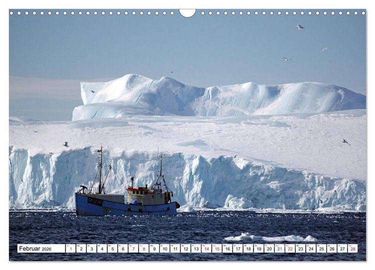 Produktbild: Gr&ouml;nland - Wildes, weites Land (Wandkalender 2026 DIN A3 quer), CALVENDO Monatskalender