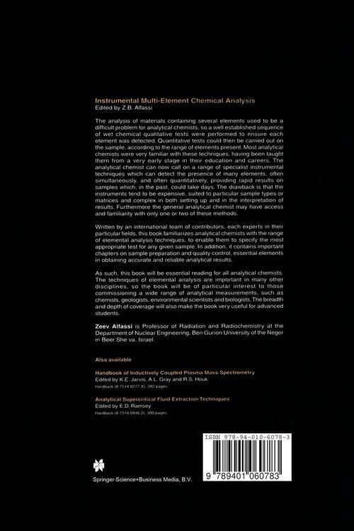 Produktbild: Instrumental Multi-Element Chemical Analysis