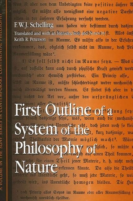 Produktbild: First Outline of a System of the Philosophy of Nature
