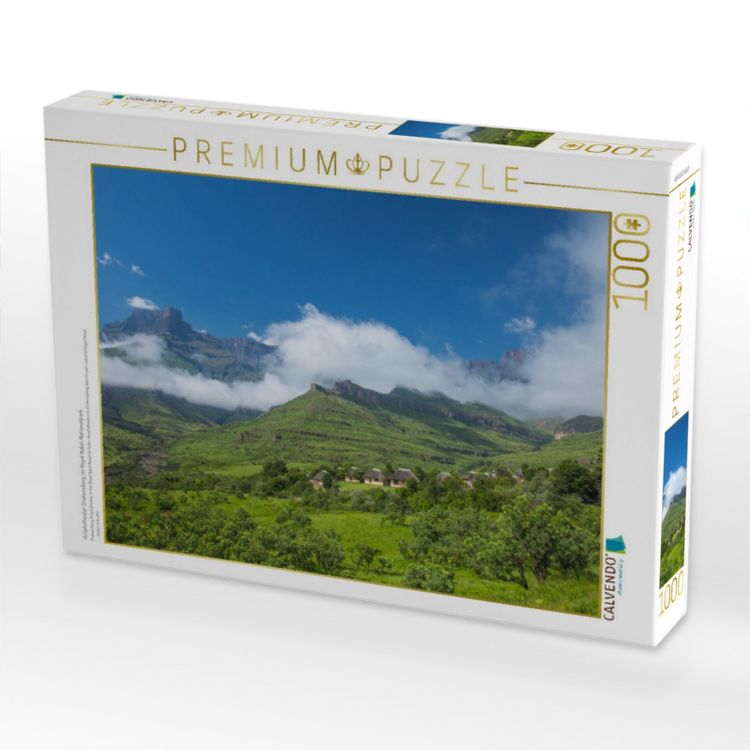 Produktbild: CALVENDO Puzzle Amphitheater Drakensberg im Royal Natal-Nationalpark | 1000 Teile Lege-Gr&ouml;&szlig;e 64x48cm Foto-Puzzle f&uuml;r gl&uuml;ckliche Stunden