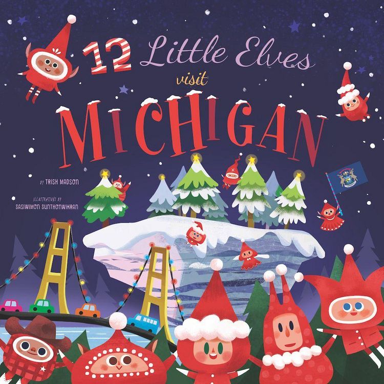 Produktbild: 12 Little Elves Visit Michigan