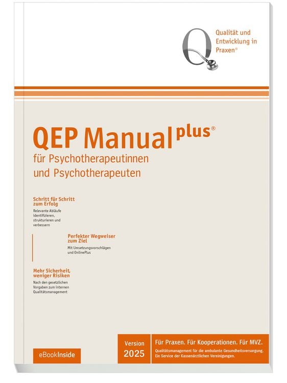 Produktbild: QEP-Manualplus&reg; f&uuml;r Psychotherapeutinnen und Psychotherapeuten