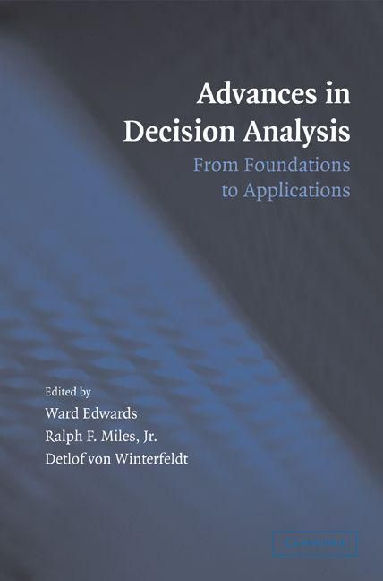 Produktbild: Advances in Decision Analysis