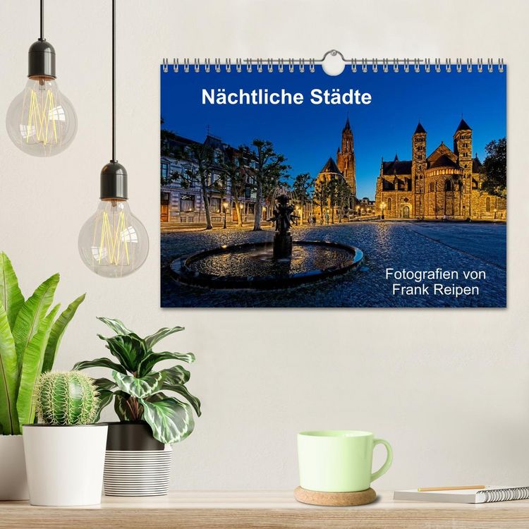 Produktbild: N&auml;chtliche St&auml;dte (Wandkalender 2026 DIN A4 quer), CALVENDO Monatskalender