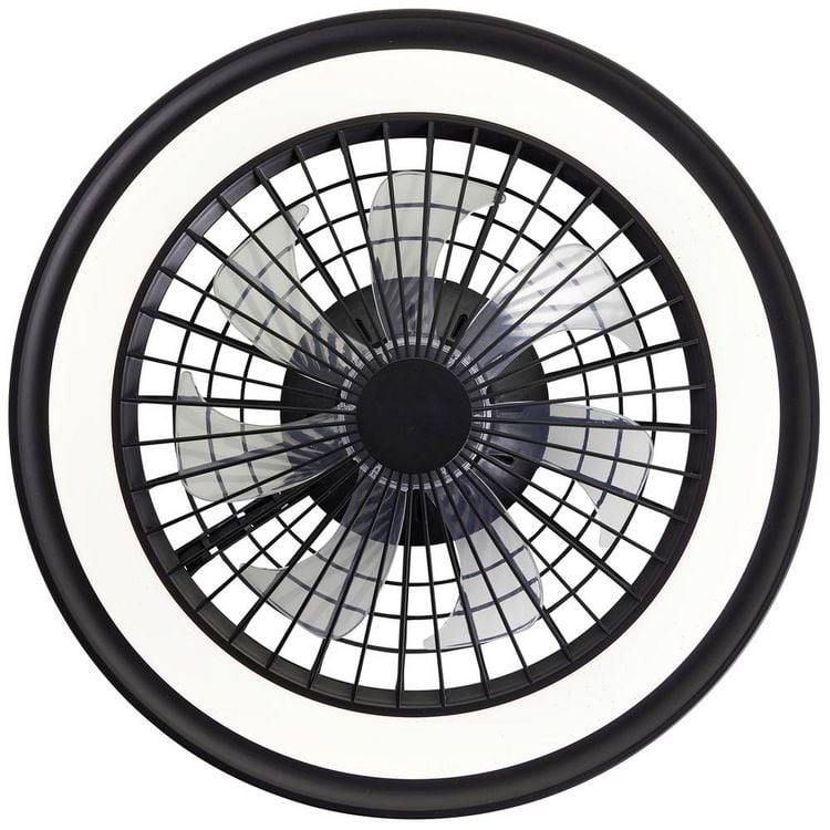 Produktbild: Brilliant G99280/06 Palmero LED-Deckenleuchte mit Ventilator LED-Modul 40W Schwarz